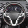 MEWANT Hand Stitch Black Suede Leather Car Steering Wheel Cover for Hyundai i40 2011 - 2020 - Mewant Cover