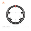 MEWANT Hand Stitch Car Steering Wheel Cover for Audi A4 2002 - 2005 / A6 1999 - 2004 / A8 A8 L 1998 - 2001 / Allroad 2001 - 2005 / S4 2004 - 2006 - Alcantara, Leather, Carbon Fiber, Easy Install, Non - Slip, Best Steering Wheel Cover