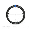 MEWANT Hand Stitch Car Steering Wheel Cover for BMW 1 Series E81 E82 E87 E88 2008 - 2012 / 3 Series E90 E91 E92 E93 2006 - 2011 - Alcantara, Leather, Carbon Fiber, Easy Install, Non - Slip, Best Steering Wheel Cover