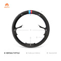 MEWANT Hand Stitch Car Steering Wheel Cover for BMW 3 Series F30 (Sedan) 2012 - 2018 / F34 (Gran Turismo) 2012 - 2018 - Alcantara, Leather, Carbon Fiber, Easy Install, Non - Slip, Best Steering Wheel Cover