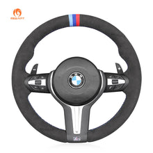 Carica l&#39;immagine nel visualizzatore Galleria, MEWANT Hand Stitch Car Steering Wheel Cover for BMW M2 F87 M3 F80 M4 F82 F83 M5 F10 M6 F06 F12 F13 X5 M X6 M F86  - Mewant Cover
