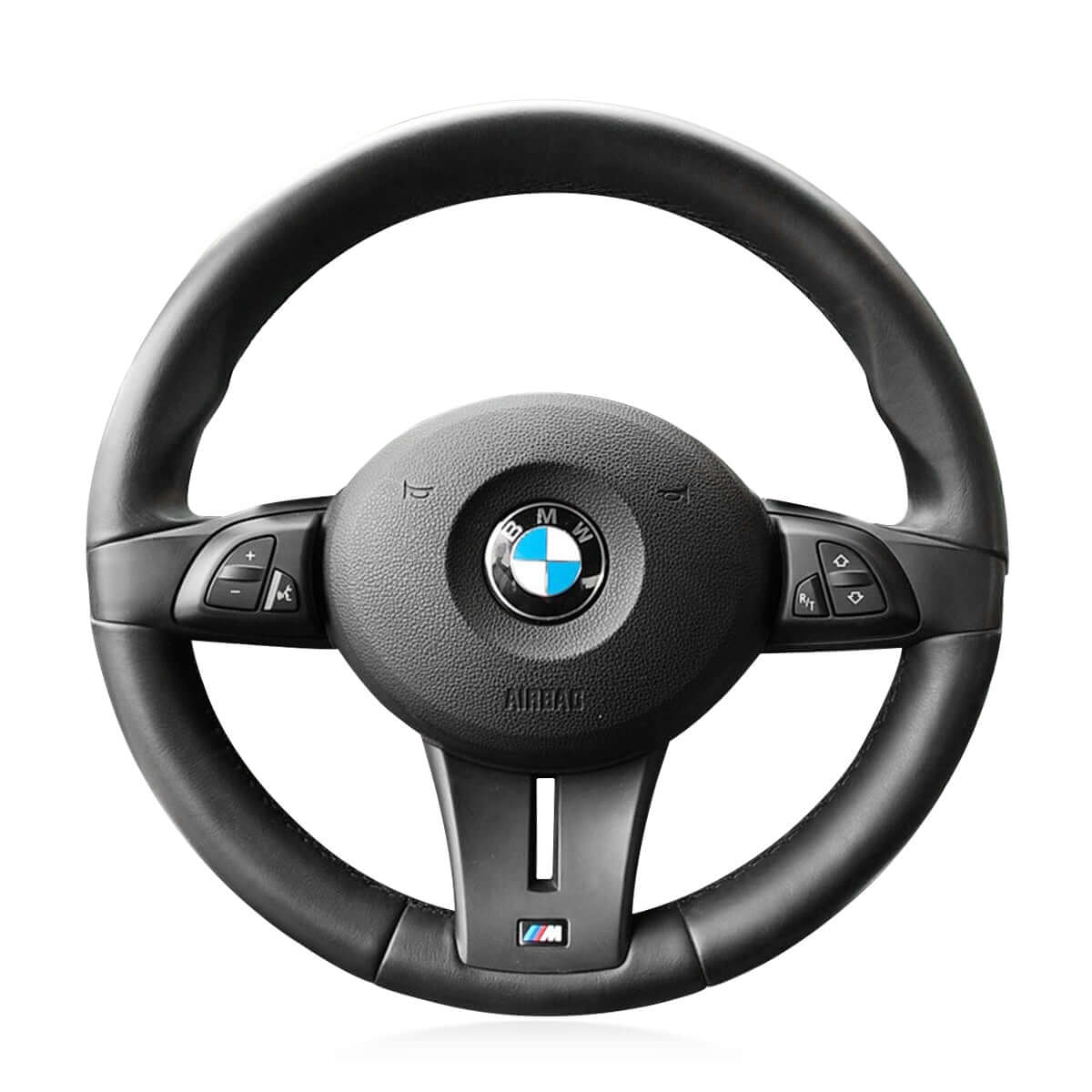 MEWANT Hand Stitch Car Steering Wheel Cover for BMW Z4 E85 E86 / Z4 M - Alcantara, Leather, Carbon Fiber, Easy Install, Non - Slip, Best Steering Wheel Cover
