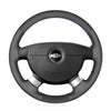 MEWANT Hand Stitch Car Steering Wheel Cover for Chevrolet (Chevy) Aveo/ Kalos/ Lacetti/ Nubira/ for Pontiac G3/for Holden Barina/ Viva - Mewant Cover