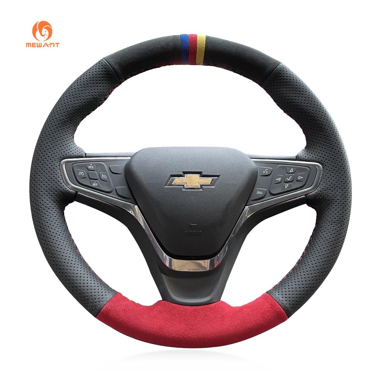 MEWANT Hand Stitch Car Steering Wheel Cover for Chevrolet Malibu Equinox Opel Ampera - e - Mewant Cover