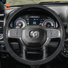 MEWANT Hand Stitch Car Steering Wheel Cover for Dodge RAM 1500 2019 - 2023/for Dodge - Alcantara, Leather, Carbon Fiber, Easy Install, Non - Slip, Best Steering Wheel Cover