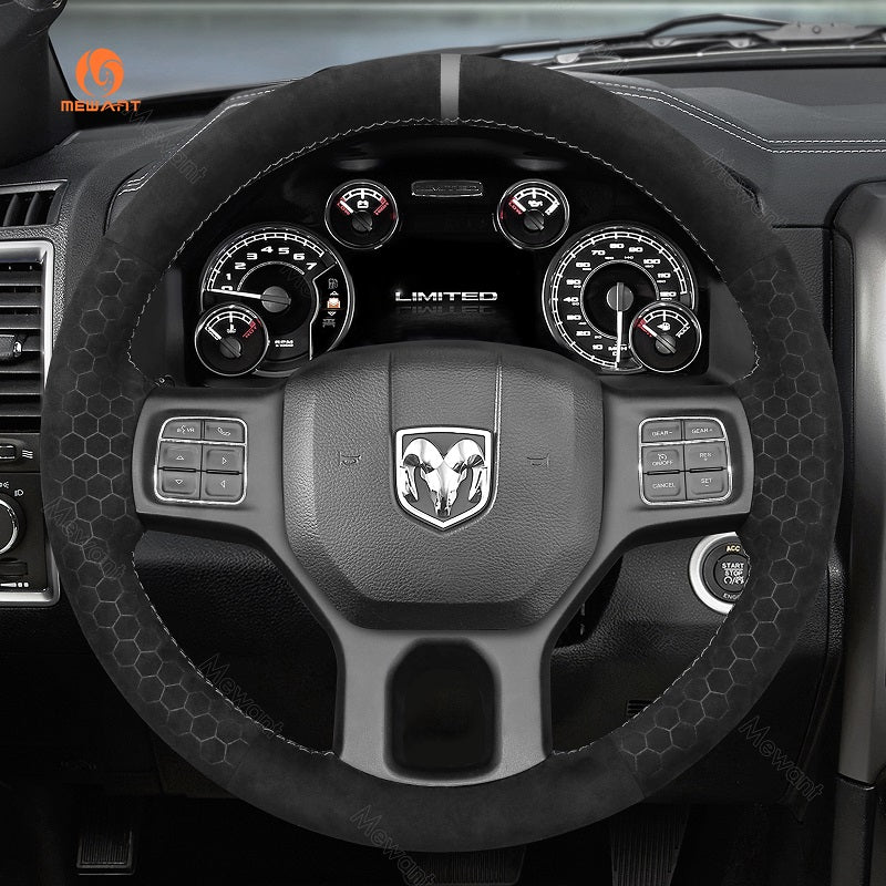 MEWANT Hand Stitch Car Steering Wheel Cover for Dodge RAM 1500 Classic 2500 3500 5500 - Mewant Cover