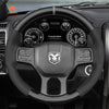 MEWANT Hand Stitch Car Steering Wheel Cover for Dodge RAM 1500 Classic 2500 3500 5500 - Alcantara, Leather, Carbon Fiber, Easy Install, Non - Slip, Best Steering Wheel Cover