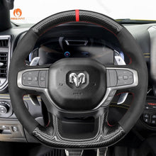 Load image into Gallery viewer, MEWANT Hand Stitch Car Steering Wheel Cover for Dodge Ram 1500 TRX 2021 - 2024 - Mewant Cover
