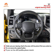 Load image into Gallery viewer, MEWANT Hand Stitch Car Steering Wheel Cover for Dodge Ram 1500 TRX 2021 - 2024 - Mewant Cover
