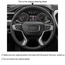 Charger l&#39;image dans la visionneuse de galerie, MEWANT Hand Stitch Car Steering Wheel Cover for GMC Acadia / Canyon/ Terrain - Mewant Cover
