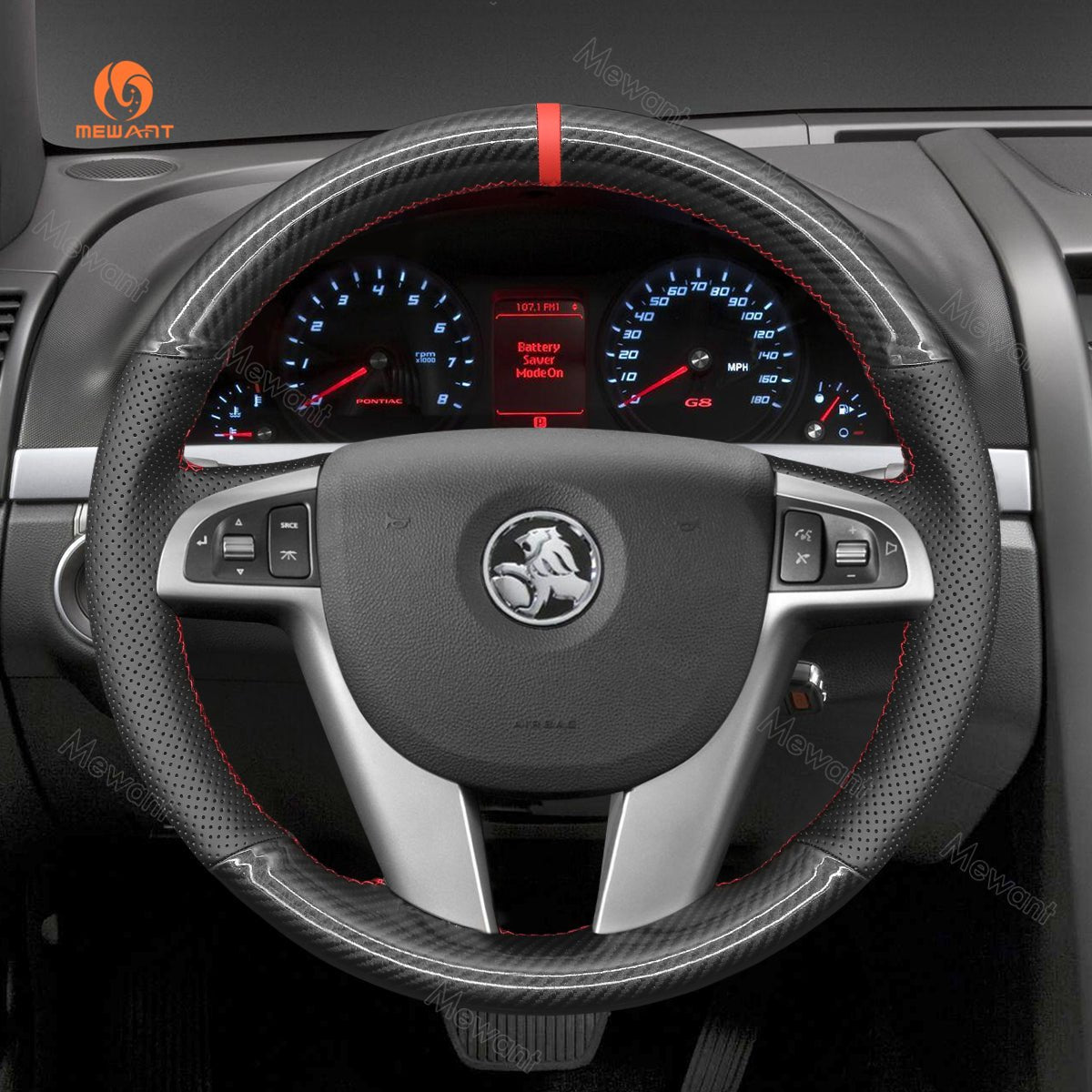 MEWANT Hand Stitch Car Steering Wheel Cover for Holden Commodore (VE) Ute Calais Berlina Caprice Statesman - Mewant Cover