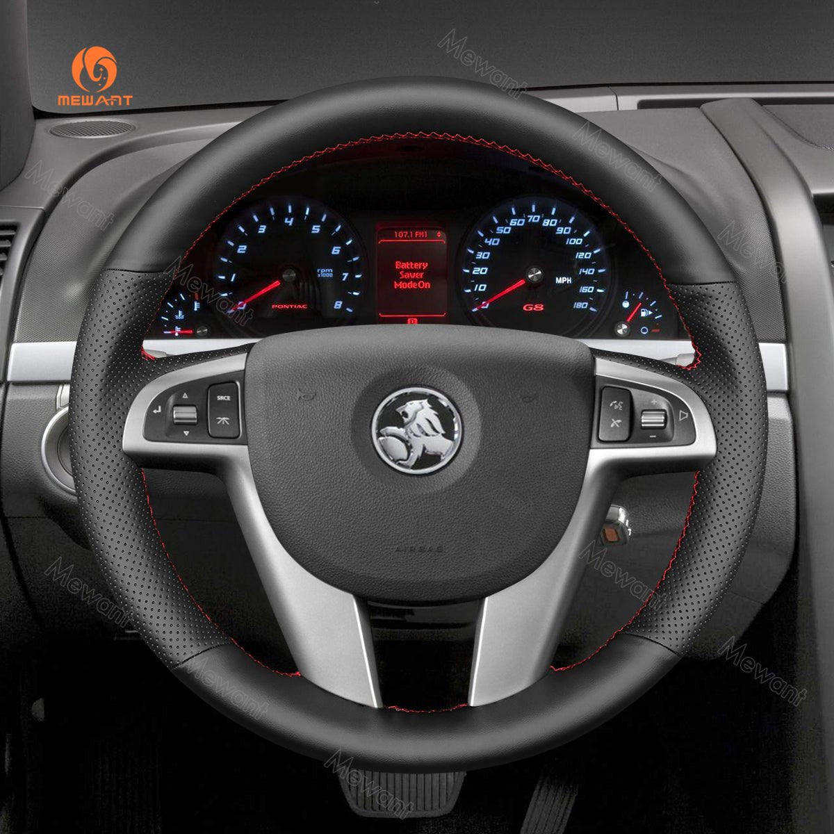 MEWANT Hand Stitch Car Steering Wheel Cover for Holden Commodore (VE) Ute Calais Berlina Caprice Statesman - Mewant Cover