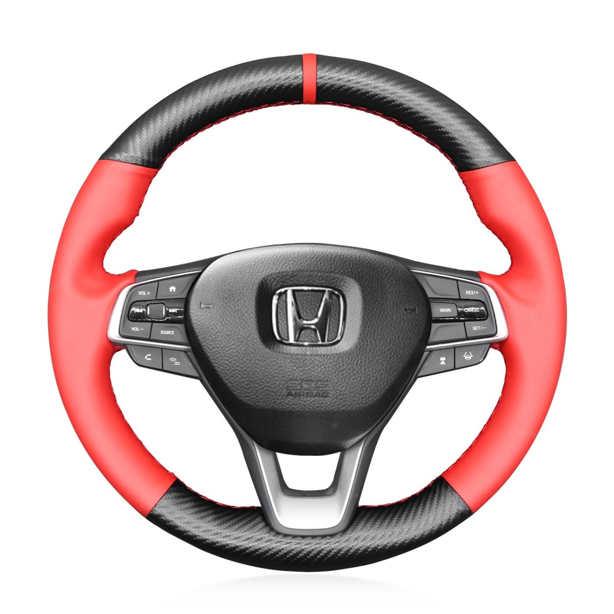 MEWANT Hand Stitch Car Steering Wheel Cover for Honda Accord 10 X 2018 - 2021 / Insight 2019 - 2022 / Odyssey 2021 - Mewant Cover