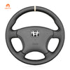 MEWANT Hand Stitch Car Steering Wheel Cover for Honda Civic 7 2003 - 2005 - Mewant Cover