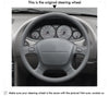 MEWANT Hand Stitch Car Steering Wheel Cover for Honda Civic EJ EG EJ1 EJ2 EG6 EG9/ del Sol/ Integra - Mewant Cover