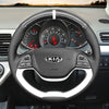 MEWANT Hand Stitch Car Steering Wheel Cover for Kia Picanto 2 2011 - 2017 - Mewant Cover