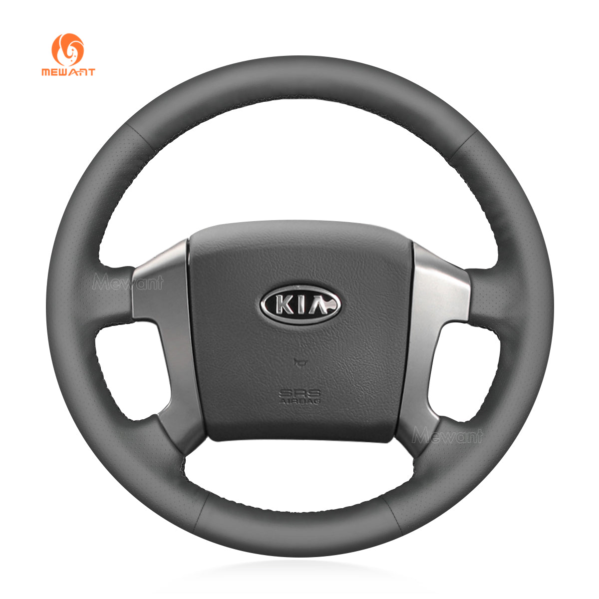 MEWANT Hand Stitch Car Steering Wheel Cover for Kia Sorento 2002 - 2010 - Mewant Cover