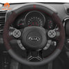 MEWANT Hand Stitch Car Steering Wheel Cover for Kia Soul 2014 - 2019 - Mewant Cover