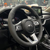 MEWANT Hand Stitch Car Steering Wheel Cover for Kia Sportage 4 2018 - 2021 / Ceed Cee'd 3 2018 - 2022 / Proceed (Pro Ceed) 2018 - 2022 / Xceed 2019 - 2022 / Optima 5 2018 - 2021 - Mewant Cover