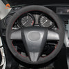 MEWANT Hand Stitch Car Steering Wheel Cover for Mazda 3 Axela 2 Mazda 5 Mazda 6 CX - 7 CX - 9 MAZDASPEED3 (US) - Mewant Cover