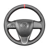 MEWANT Hand Stitch Car Steering Wheel Cover for Mazda 3 Axela 2 Mazda 5 Mazda 6 CX - 7 CX - 9 MAZDASPEED3 (US) - Mewant Cover