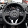 MEWANT Hand Stitch Car Steering Wheel Cover for Mazda 3 Axela / Mazda 6 Atenza / Mazda 2 / CX - 3 / CX - 5 / for Scion iA - Mewant Cover