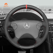 Charger l&#39;image dans la visionneuse de galerie, MEWANT Hand Stitch Car Steering Wheel Cover for Mercedes Benz CLK - Class W208 C208 / E - Class W210 / G - Class W463 - Mewant Cover
