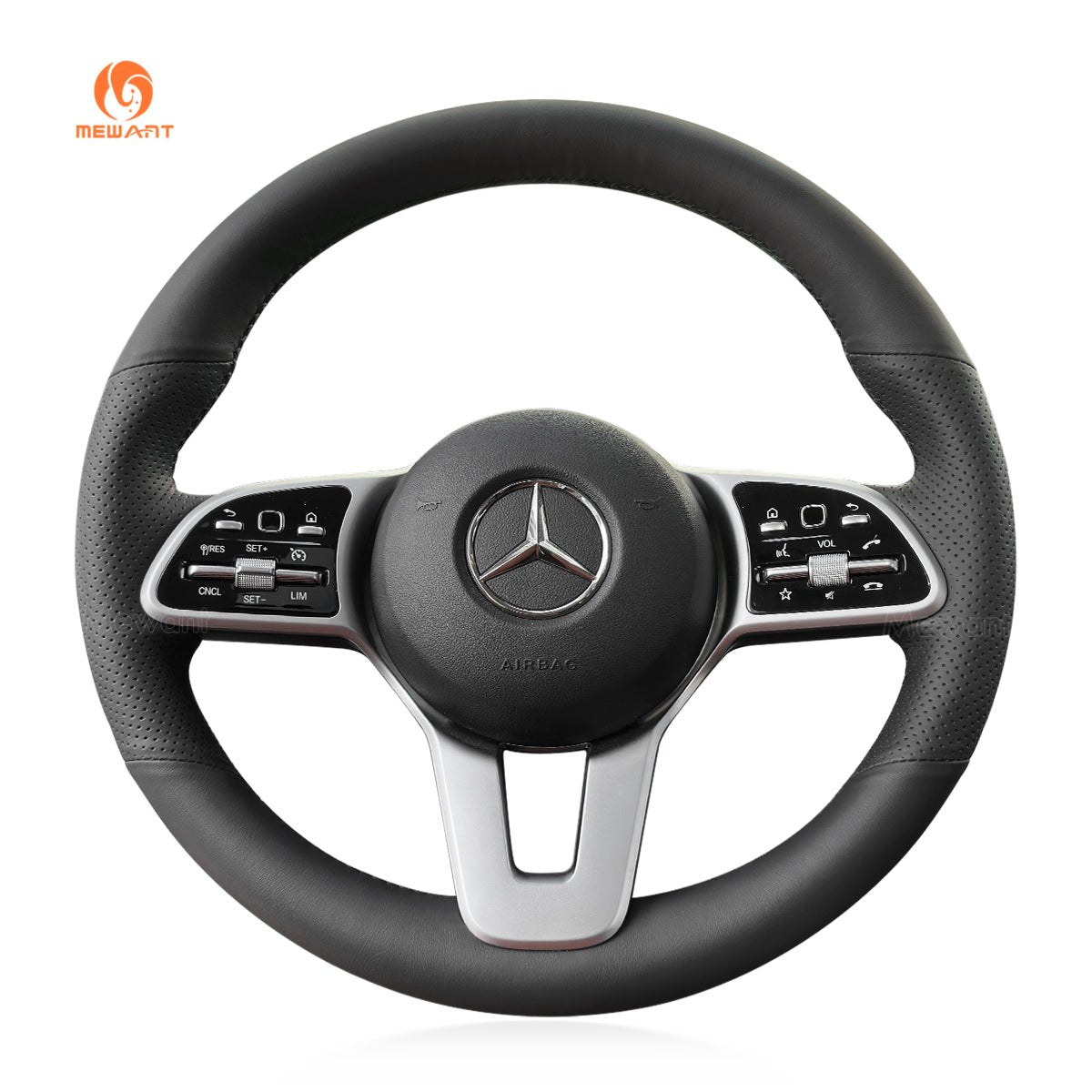 MEWANT Hand Stitch Car Steering Wheel Cover for Mercedes - Benz W177 W205 C205/A205 C118 C257 W213 W463 H247 Sprinter - Mewant Cover