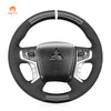 MEWANT Hand Stitch Car Steering Wheel Cover for Mitsubishi L200 2017 - 2022 / Outlander (PHEV) 2016 - 2021 - Mewant Cover