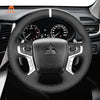 MEWANT Hand Stitch Car Steering Wheel Cover for Mitsubishi L200 2017 - 2022 / Outlander (PHEV) 2016 - 2021 - Mewant Cover