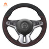 MEWANT Hand Stitch Car Steering Wheel Cover for Opel Adam 2012 - 2020 - Mewant Cover