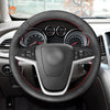 MEWANT Hand Stitch Car Steering Wheel Cover for Opel Astra (J) 2009 - 2015 / Buick Encore 2013 - 2019 - Mewant Cover