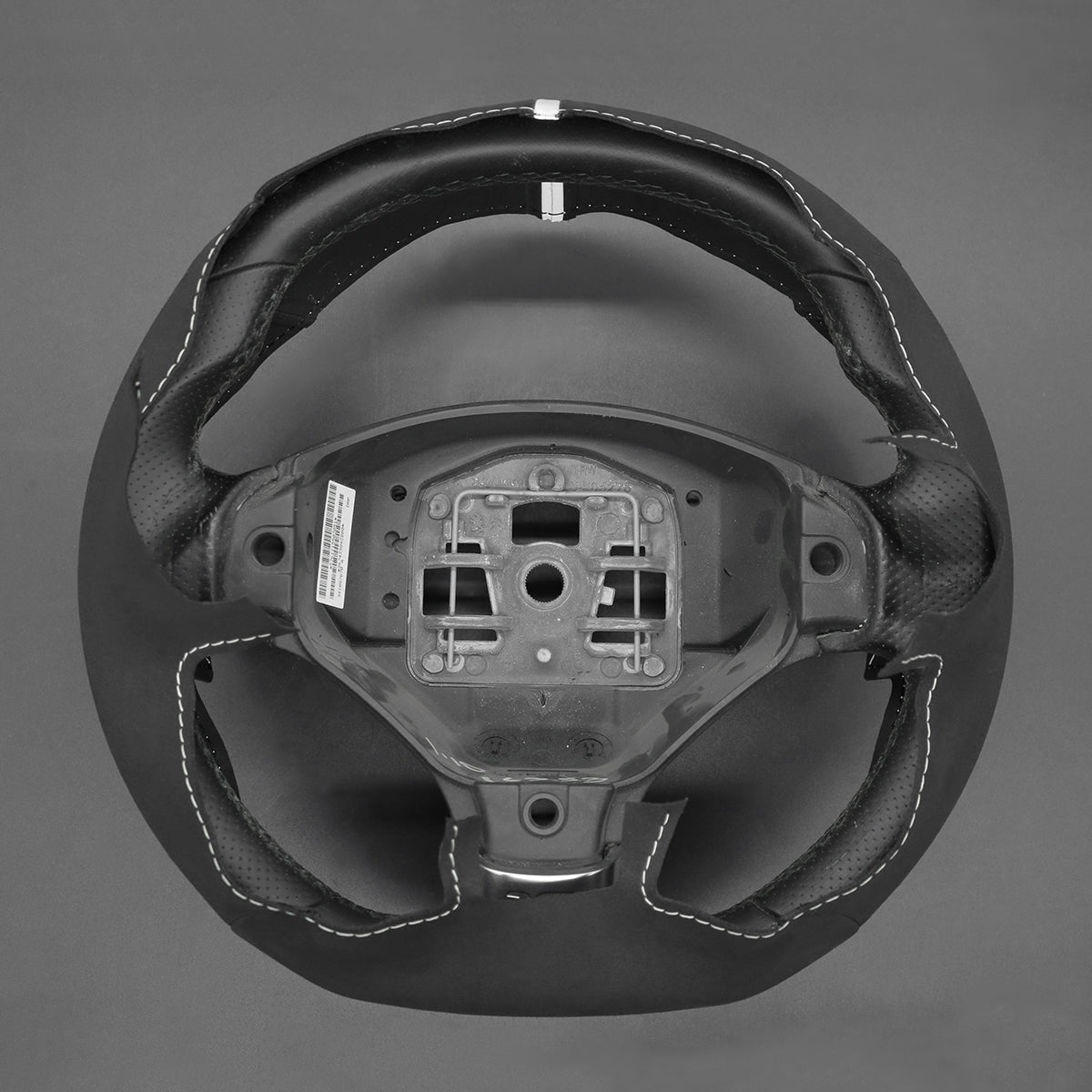 MEWANT Hand Stitch Car Steering Wheel Cover for Peugeot RCZ 2010 - 2015 - Alcantara, Leather, Carbon Fiber, Easy Install, Non - Slip, Best Steering Wheel Cover