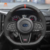 MEWANT Hand Stitch Car Steering Wheel Cover for Subaru WRX 2022 - 2023 - Mewant Cover