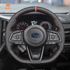 MEWANT Hand Stitch Car Steering Wheel Cover for Subaru WRX 2022 - 2023 - Mewant Cover