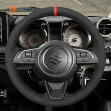 Charger l&#39;image dans la visionneuse de galerie, MEWANT Hand Stitch Car Steering Wheel Cover for Suzuki Jimny 2019 - 2021 - Mewant Cover
