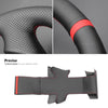 MEWANT Hand Stitch Car Steering Wheel Cover for Toyota Corolla (Verso) 2002 - 2004 / Yaris (Verso) 1999 - 2005 - Mewant Cover