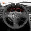 MEWANT Hand Stitch Car Steering Wheel Cover for Toyota Corolla (Verso) 2002 - 2004 / Yaris (Verso) 1999 - 2005 - Mewant Cover