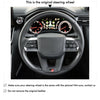 MEWANT Hand Stitch Car Steering Wheel Cover for Toyota Land Cruiser 300 GR Sport - Mewant Cover