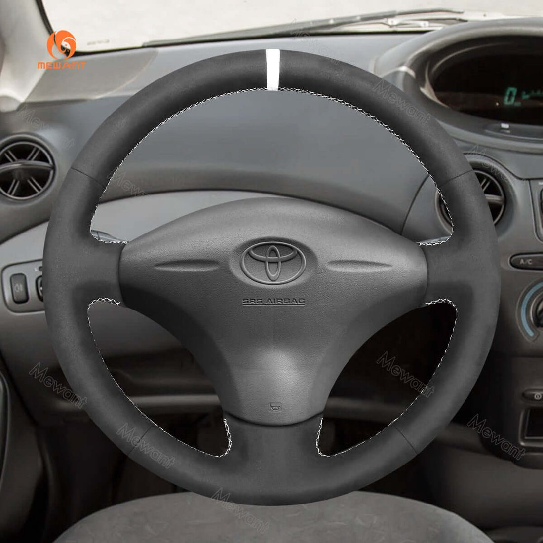 MEWANT Steering Wheel Cover for Toyota Yaris Vitz Probox Sienta Succeed Echo Porte 1999-2014