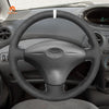 MEWANT Hand Stitch Car Steering Wheel Cover for Toyota Yaris Vitz Probox Sienta Succeed Echo Porte - Mewant Cover