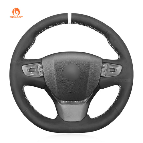 MEWANT Hand Stitch Car Steering Wheel Peugeot Expert Traveller / for Citreon Jumpy Spacetourer - Mewant Cover