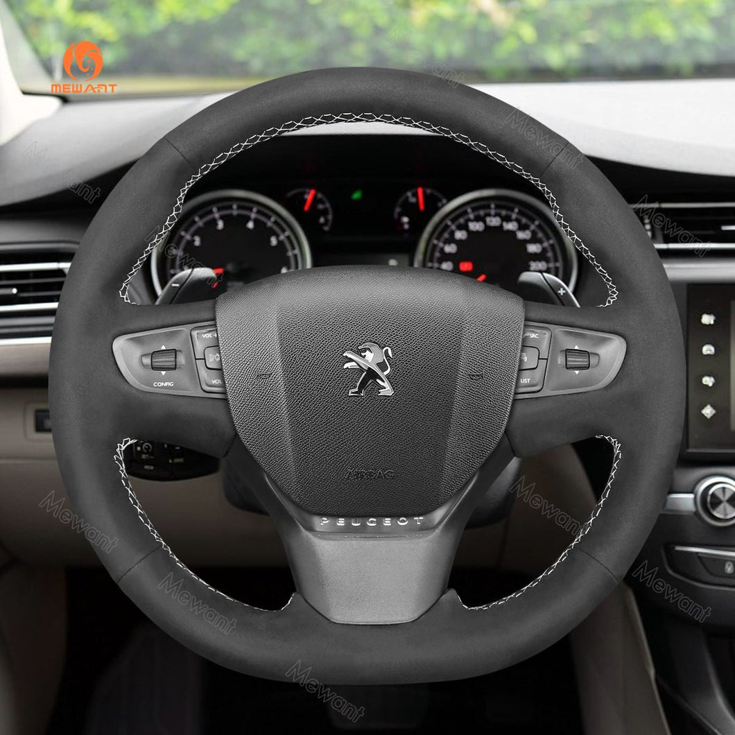 MEWANT Hand Stitch Car Steering Wheel Peugeot Expert Traveller / for Citreon Jumpy Spacetourer - Mewant Cover