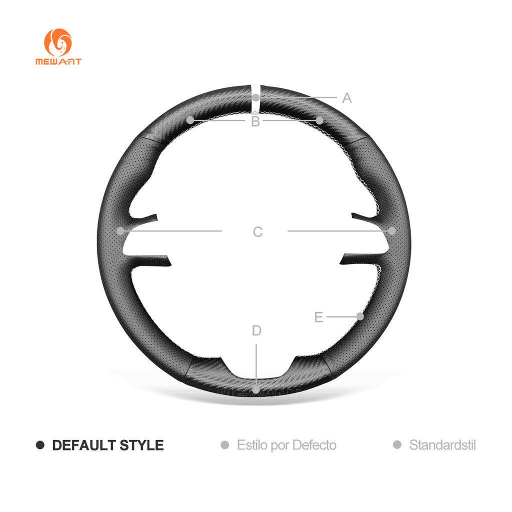 MEWANT Steering Wheel Cover for Skoda Citigo Fabia Superb Roomster Rapid Octavia 2012-2015