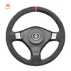 MEWANT Hand Stitch Dark Grey Alcantara Car Steering Wheel Cover for Nissan Skyline GT - R R34 200SX S15 Silvia S15 - Mewant Cover