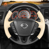 MEWANT Hand Stitch Leather Car Steering Wheel Cover for Nissan Murano 2009 - 2015 / Teana 2008 - 2013 / Elgrand 2010 - 2021 - Mewant Cover