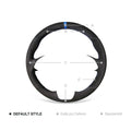 MEWANT Hand Stitch Leather Suede Alcantara Car Steering Wheel Cover for Mazda 3 Axela Mazda 6 Atenza CX - 3 CX - 5 CX - 9 / for Toyota Yaris 2015 - 2025 - Alcantara, Leather, Carbon Fiber, Easy Install, Non - Slip, Best Steering Wheel Cover
