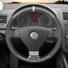 MEWANT Hand Stitch Leather Suede Car Steering Wheel Cover for Volkswagen VW Golf 5 Polo Jetta Passat Touran Caddy EOS - Mewant Cover