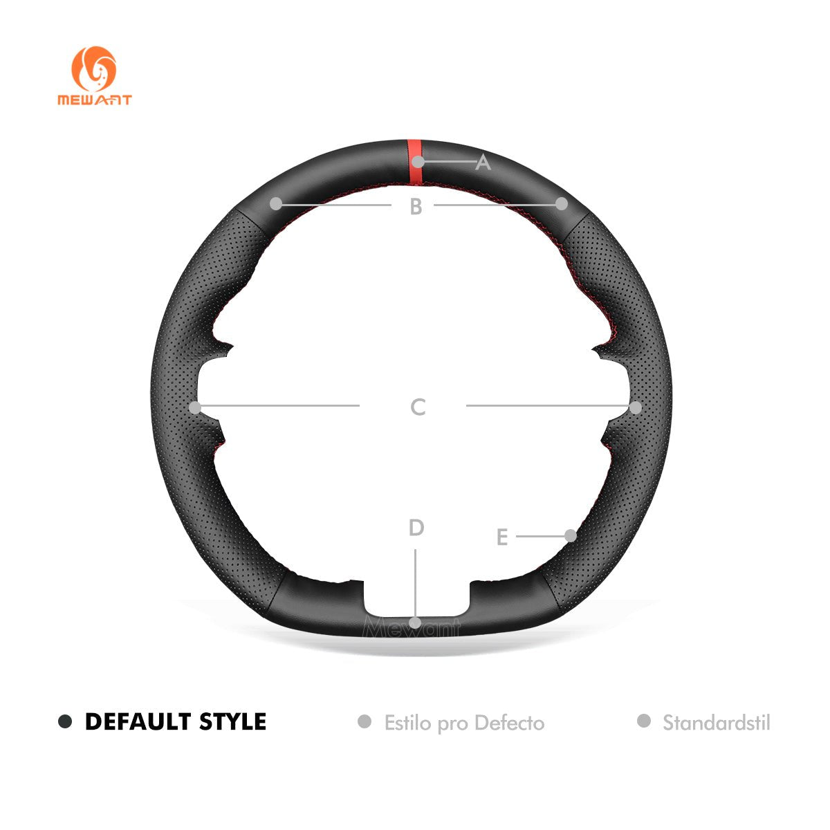 MEWANT Hand Stitch Leather Suede Carbon Fiber Car Steering Wheel Cover for Kia Optim / Kia K5 GT GT - Line Sedan - Alcantara, Leather, Carbon Fiber, Easy Install, Non - Slip, Best Steering Wheel Cover