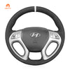 MEWANT Hand Stitch Suede Car Steering Wheel Cover for Hyundai ix35 2010 - 2016 - Mewant Cover